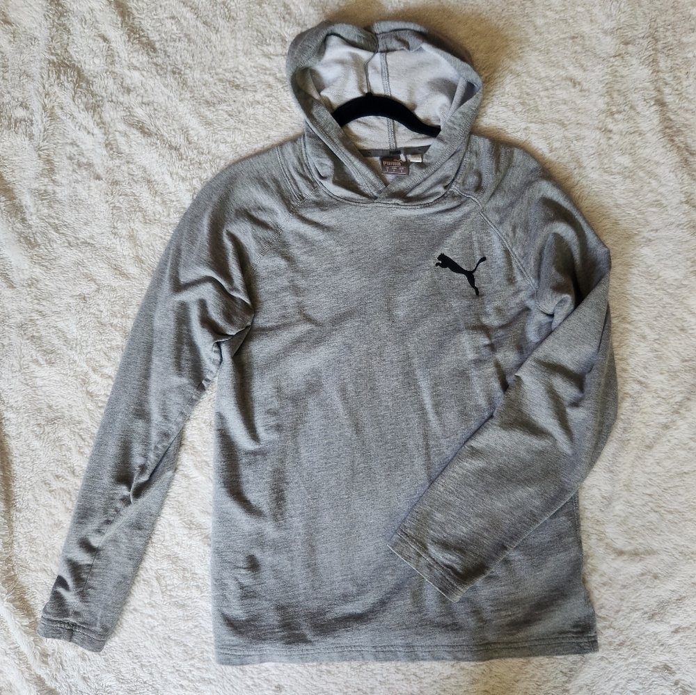 Puma Men's Gray Long Sleeve Shirt